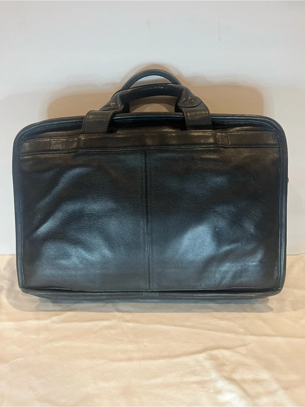 Tumi Alpha T-Pass Leather Laptop Briefcase (# 96516DH)